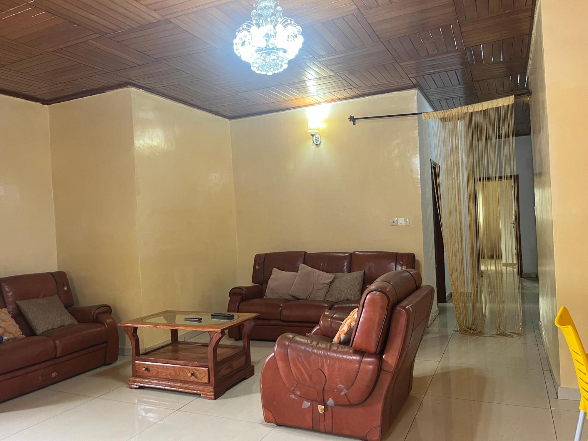 Appartement Moderne De 120M2, Dote De Cameras De Surveillance, Quartier Residentiel, Nkomo Maetur, Yaounde Bagian luar foto